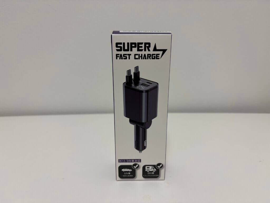 CARtruck巻き取り式シガーソケット充電器